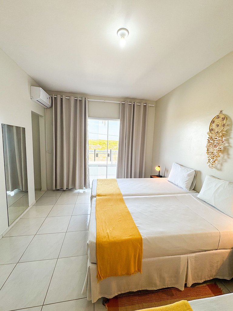 Eficiência - Casa Dascli - Suíte com Varanda